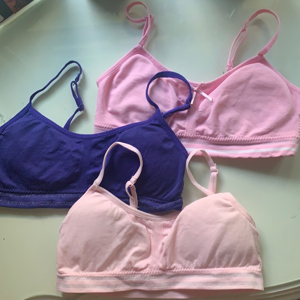 Girls Sports bra 3 pack